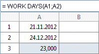 WORKDAYS