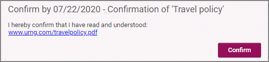 Confirmation link - example 2