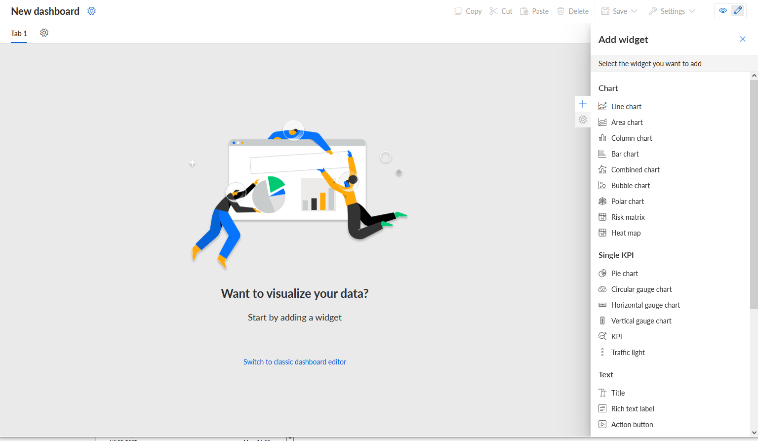 Start page