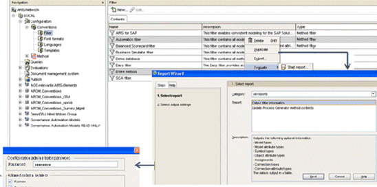 IT landscape administration - Update filter