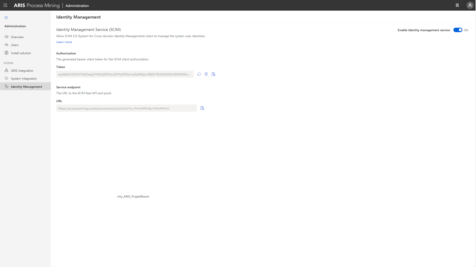 Enable identity management
